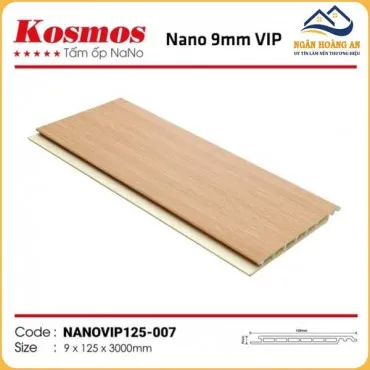 Tấm Nhựa Nano Ốp Tường Ốp Trần Giả Gỗ Kosmos NanoVip125-007