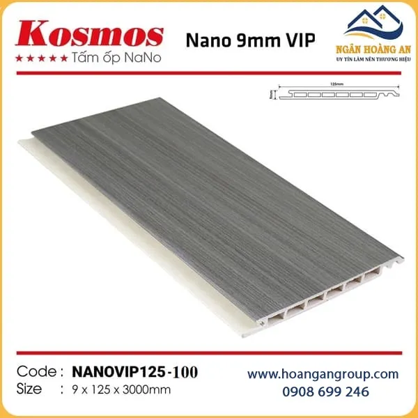 Tấm Nhựa Ốp Tường Nano Giả Gỗ Kosmos Tại Củ Chi TPHCM