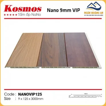Tấm Nhựa Nano Ốp Tường Ốp Trần Giả Gỗ Kosmos NanoVip125