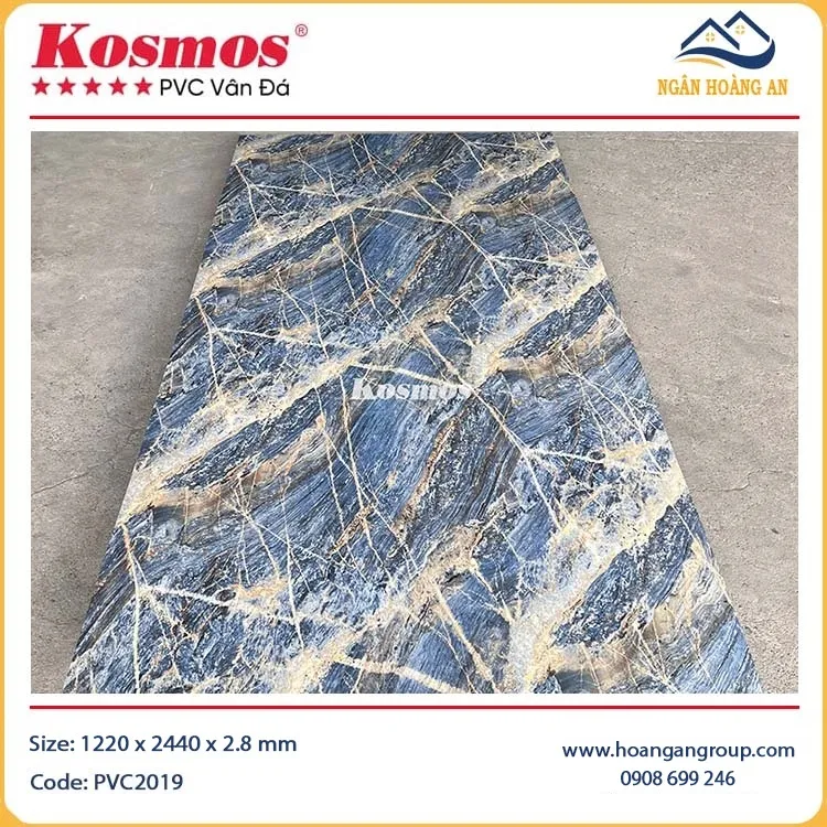 Tấm Nhựa Ốp Tường Giả Đá Kosmos PVC2019 Tấm Nhựa Ốp Tường Giả Đá Kosmos PVC2019