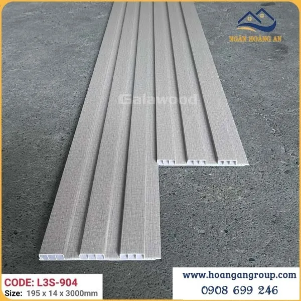 Lam 3 Sóng Thấp Nhựa Giả Vân Vải Galawood L3S-904 Lam 3 Sóng Thấp Nhựa Giả Vân Vải Galawood L3S-904