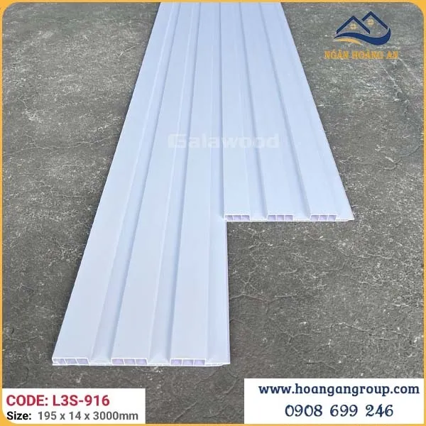 Lam 3 Sóng Thấp Màu Trắng Galawood L3S-907 Lam 3 Sóng Thấp Màu Trắng Galawood L3S-907