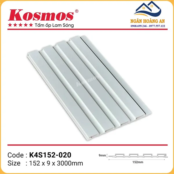 Tấm Nhựa Ốp Tường Lam Sóng Kosmos Tại Bình Chánh TPHCM Tấm Nhựa Ốp Tường Lam Sóng Kosmos Tại Bình Chánh TPHCM