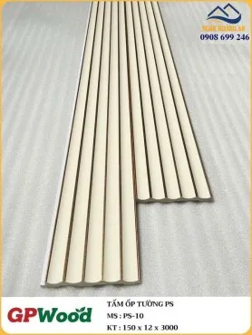 Tấm Nhựa Ốp Tường Lam Sóng Bán Nguyệt GPWood PS-10