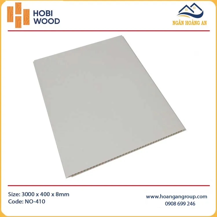 Tấm Nhựa Ốp Tường Nano HobiWood NO-410 Giả Vân Giấy Tấm Nhựa Ốp Tường Nano HobiWood NO-410 Giả Vân Giấy