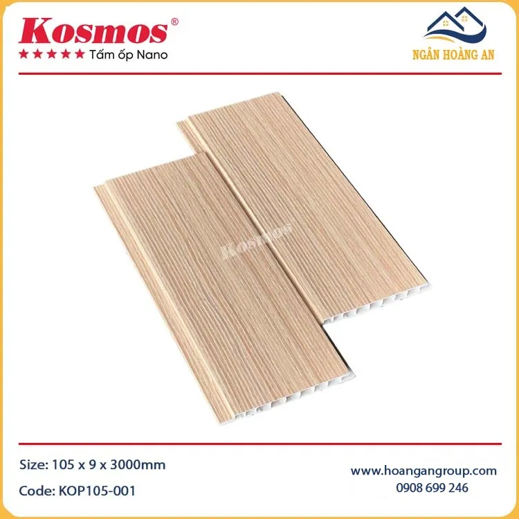 Tấm Nhựa Ốp Tường Nano Kosmos KOP105-001