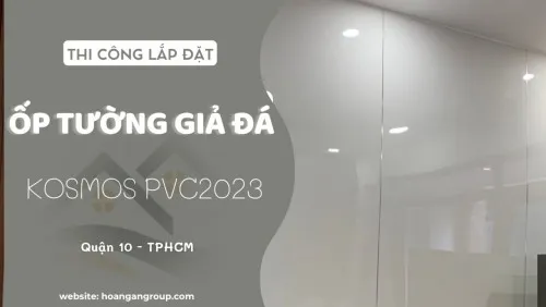 Ốp Tường PVC Giả Vân Đá Kosmos PVC2023 Tại Quận 10 TP HCM