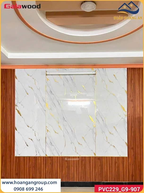 Tấm Nhựa PVC Giả Đá Có Khả Năng Cách Âm, Cách Nhiệt Tốt