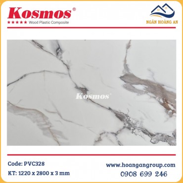 Tấm Nhựa Ốp Tường PVC Giả Vân Đá Kosmos PVC328 Dày 3mm
