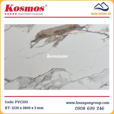 Tấm Nhựa Ốp Tường PVC Giả Vân Đá Kosmos PVC330 Dày 3mm