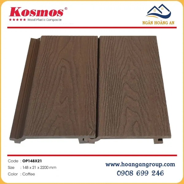 Tấm Ốp Gỗ Nhựa Ngoài Trời Kosmos Tại Quận 2 TPHCM