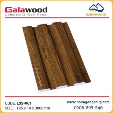 Tấm Ốp Lam Sóng Nhựa Giả Gỗ Galawood L3S-901