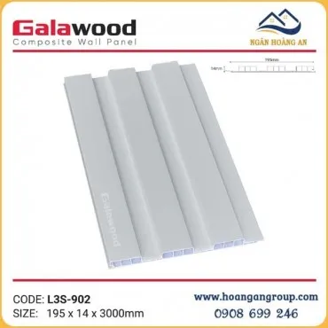 Tấm Ốp Lam Sóng Màu Trắng Galawood L3S-902