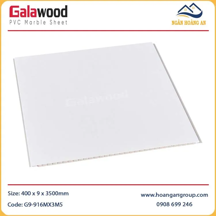 Tấm Ốp Nano Màu Trắng Galawood G9-916MX3M5 Tấm Ốp Nano Màu Trắng Galawood G9-916MX3M5