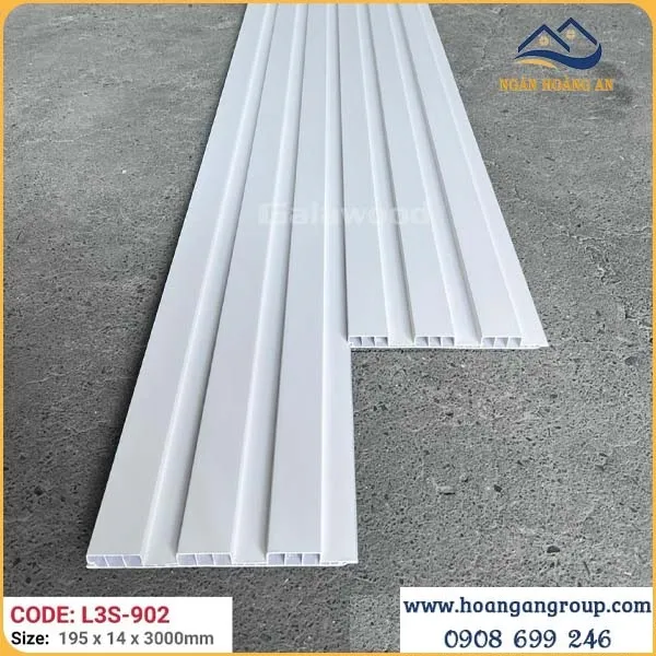 Lam 3 Sóng Thấp Nhựa Màu Trắng Galawood L3S-902