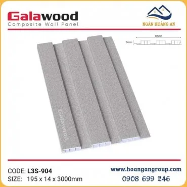 Tấm Ốp Lam Sóng Vân Vải Xám Galawood L3S-904