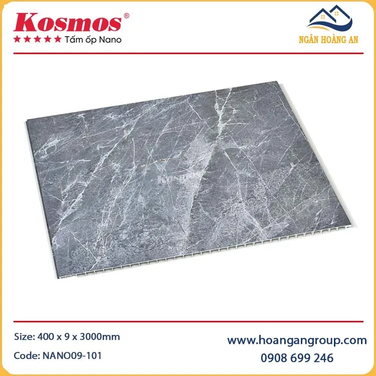 Tấm Nhựa Ốp Tường Nano Giả Vân Đá Kosmos NANO09-101