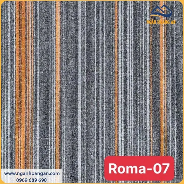Thảm Tấm Trải Sàn Phòng Khách Roma 07 50x50cm