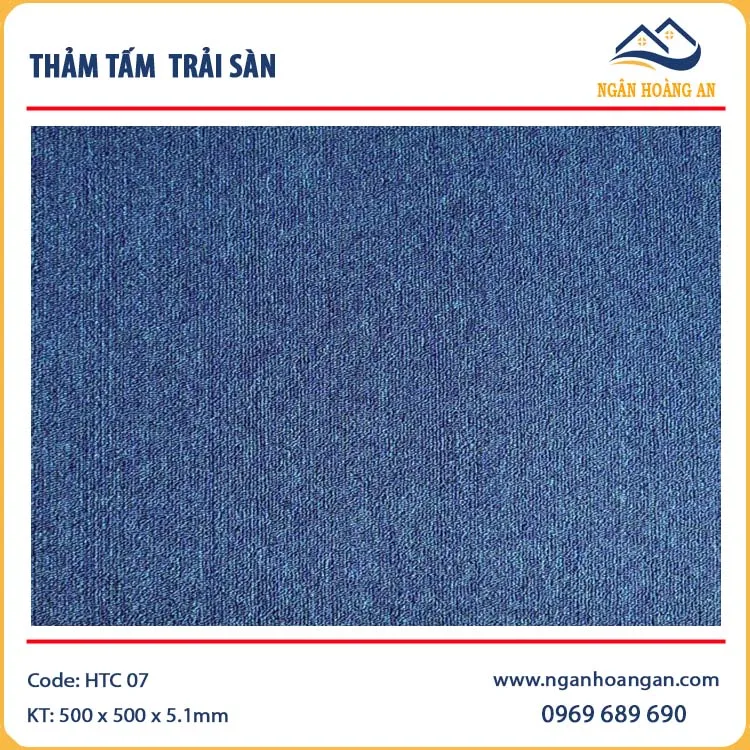 Tấm Thảm Trải Sàn Văn Phòng HTC-07 50x50 cm