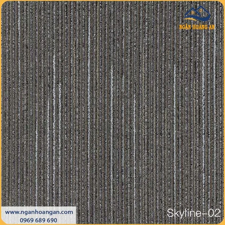 Tấm Thảm Trải Sàn Văn Phòng Skyline-02 50x50 cm