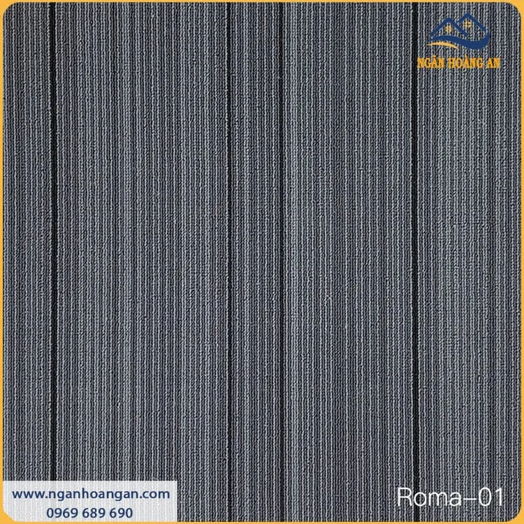 Thảm Tấm Trải Sàn Văn Phòng Roma 01 50x50cm Thảm Tấm Trải Sàn Văn Phòng Roma 01 50x50cm