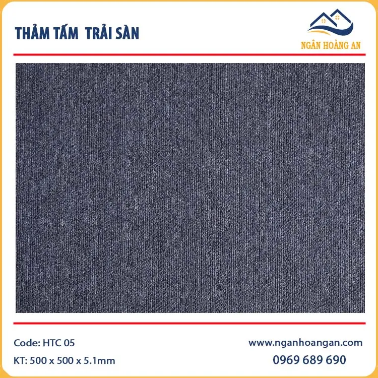 Thảm Tấm Trải Sàn Phòng Khách HTC-05 50x50 cm Thảm Tấm Trải Sàn Phòng Khách HTC-05 50x50 cm