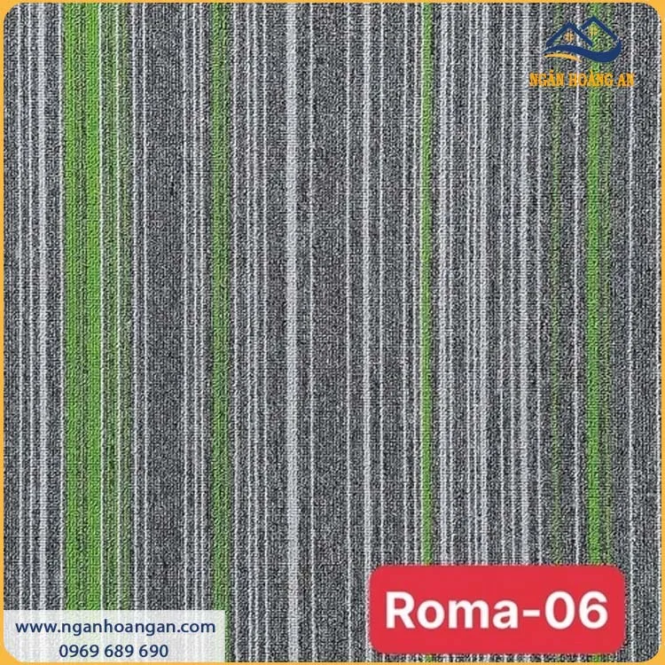 Thảm Tấm Trải Sàn Văn Phòng Roma 06 50x50cm Thảm Tấm Trải Sàn Văn Phòng Roma 06 50x50cm