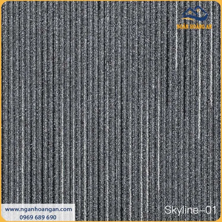 Thảm Tấm Trải Sàn Văn Phòng Skyline-01 50x50 cm