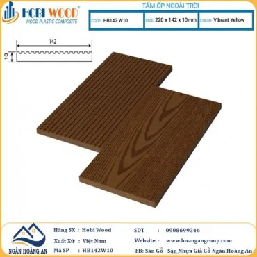 Thanh Đa Năng Gỗ Nhựa Ngoài Trời Hobi Wood HB140W10 Vibrant Yellow