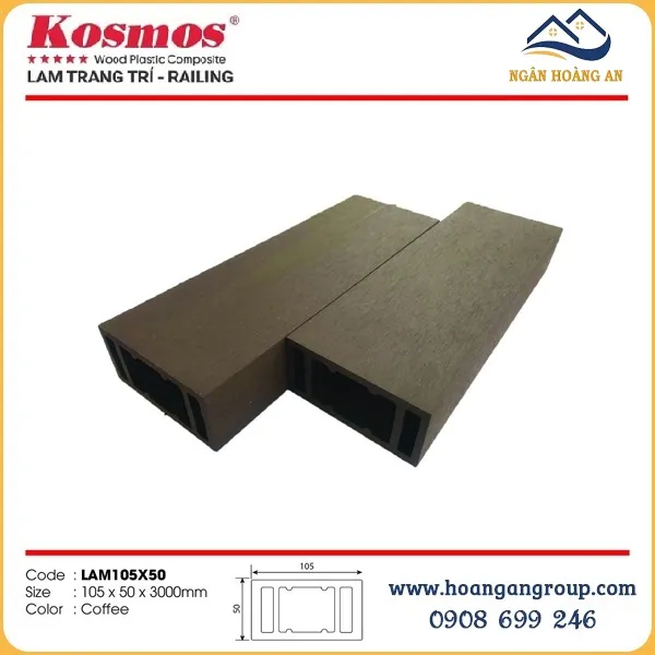 Thanh Lam Gỗ Nhựa Ngoài Trời Kosmos Tại Quận 4 TPHCM Thanh Lam Gỗ Nhựa Ngoài Trời Kosmos Tại Quận 4 TPHCM