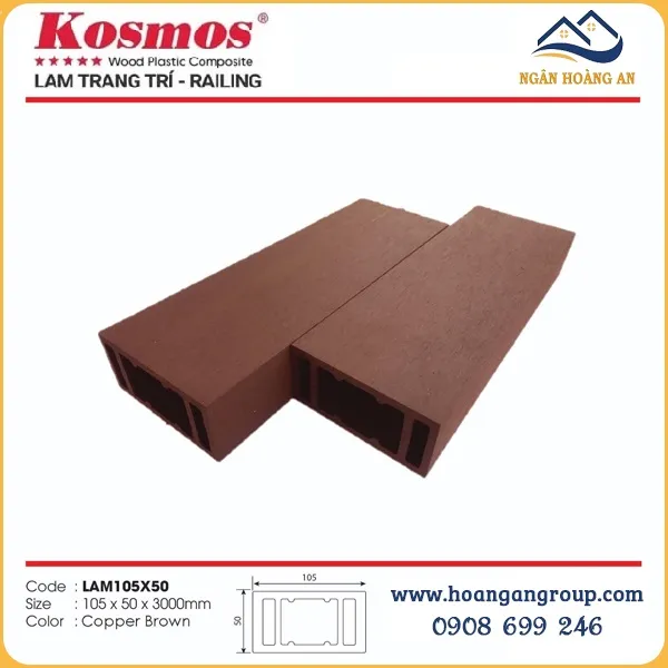Thanh Lam Gỗ Nhựa Ngoài Trời Kosmos Tại Quận 10 TPHCM Thanh Lam Gỗ Nhựa Ngoài Trời Kosmos Tại Quận 10 TPHCM