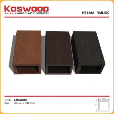 Thanh Lam Gỗ Nhựa Ngoài Trời Kosmos 40 x 60