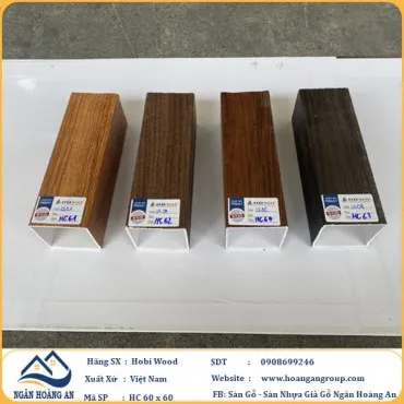 Thanh Lam Trang Trí Nhựa Giả Gỗ Hobi Wood 60x60