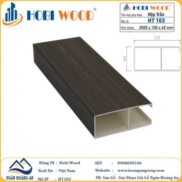Trần Nan Nhựa Giả Gỗ Hobi Wood 40x100 HT103
