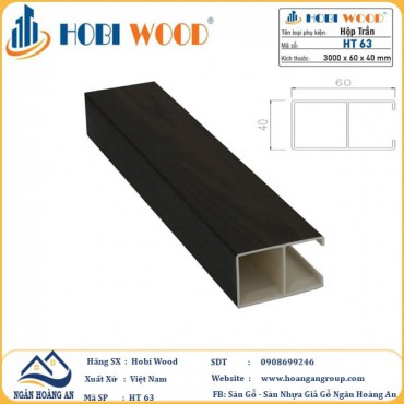 Trần Nan Nhựa Giả Gỗ Hobi Wood 40x60 HT63