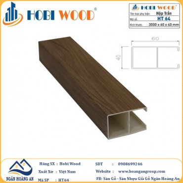 Trần Nan Nhựa Giả Gỗ Hobi Wood 40x60 HT64