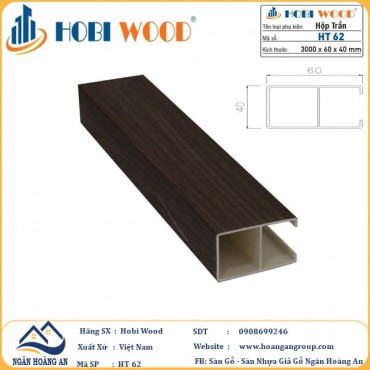 Trần Nan Nhựa Giả Gỗ Hobi Wood 40x60 HT62