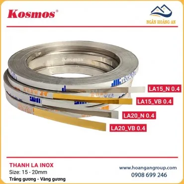 Thanh Nẹp La Trang Trí Inox 201 Có Keo Sẵn 1.5cm
