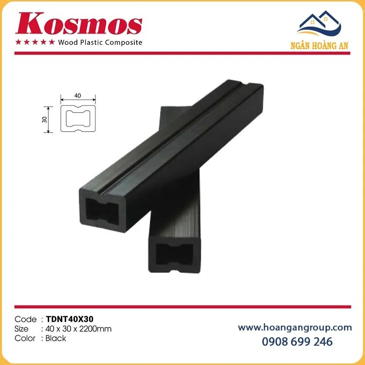 Thanh Xương Đà Nhựa Lót Sàn Ngoài Trời Kosmos TDNT40x30 Thanh Xương Đà Nhựa Lót Sàn Ngoài Trời Kosmos TDNT40x30
