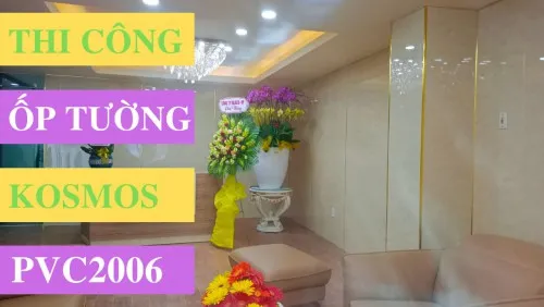 Ốp Tường Tấm Nhựa Giả Vân Đá Kosmos PVC2006 Tại Tân Bình TPHCM