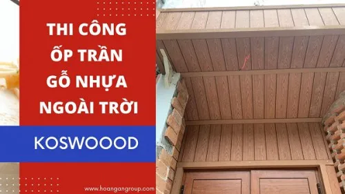 Thi Công Tấm Ốp Gỗ Nhựa Ngoài Trời Kosmos Tại Quận 7 TPHCM