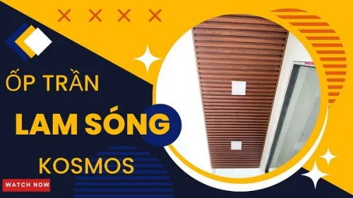 Thi Công Lam Sóng Nhựa Giả Gỗ Kosmos 3SC30-009 Tại Quận 9 TPHCM