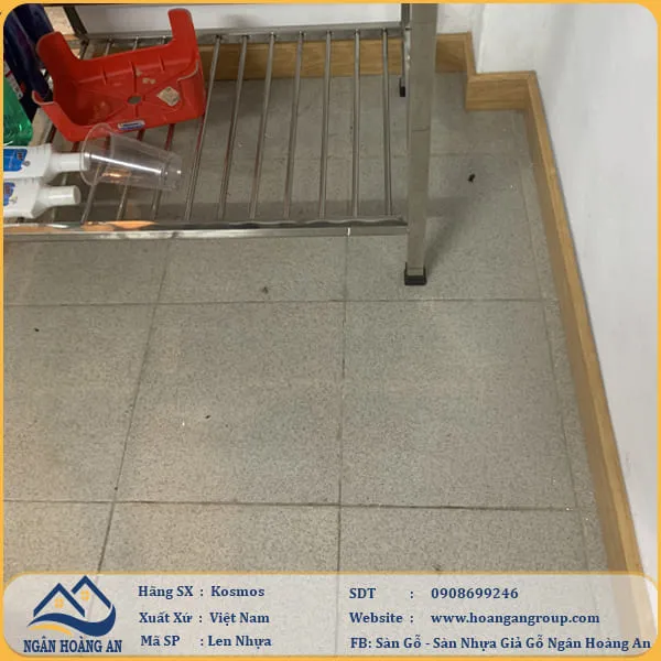Thi Công Len Phào Chân Tường Nhựa Giả Gỗ PVC