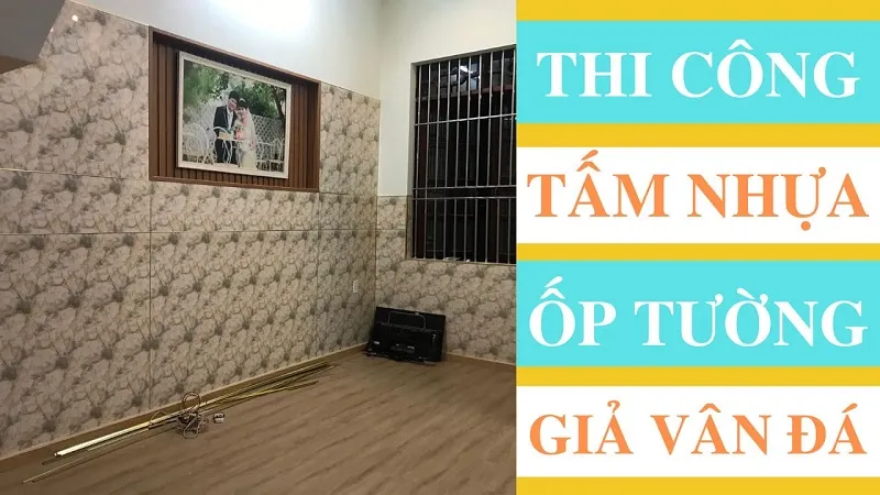 Thi Công Tấm Ốp Nhựa PVC Giả Đá Kosmos PVC3010 Tại Biên Hòa Đồng Nai