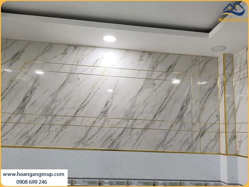 Ốp Tường Tấm Nhựa PVC Giả Đá Thi Công Nhanh, Ít Bảo Trì