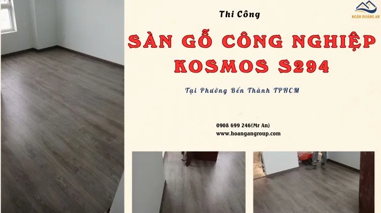 Thi Công Sàn Gỗ Công Nghiệp Kosmos S294 Thi Công Sàn Gỗ Công Nghiệp Kosmos S294