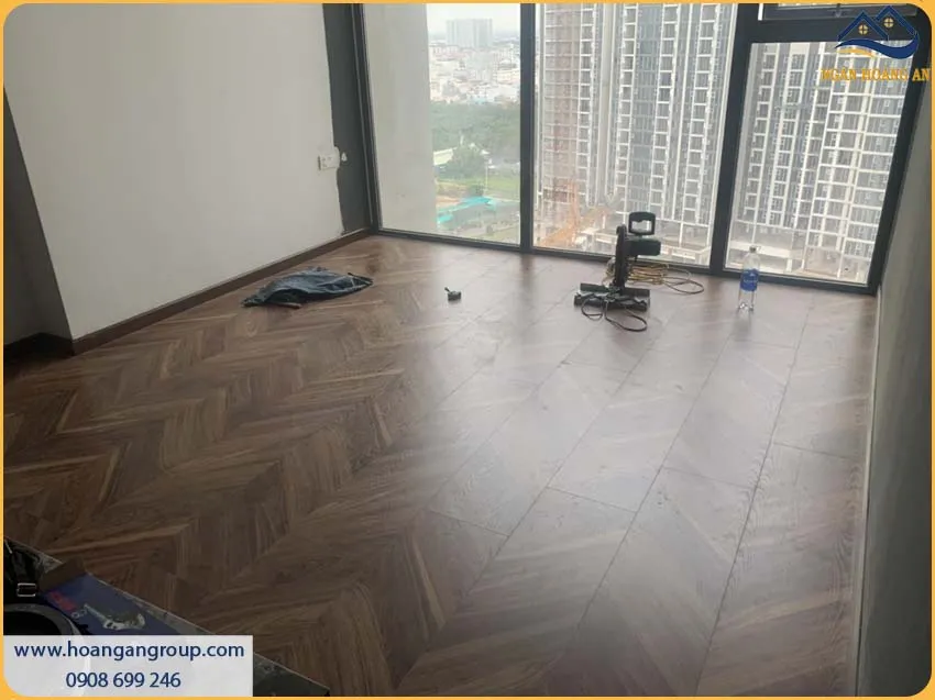 Sàn Gỗ Vân Xương Cá Morser Vân Gỗ Sắc Nét Sang Trọng Cho Nhà Ở