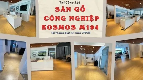 Lót Sàn Gỗ Công Nghiệp Kosmos M194 Tại Phường Bình Trị Đông TPHCM