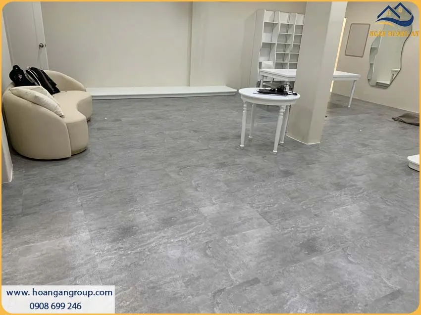 Sàn Dán Keo Giả Bê Tông THFLoor Chống Trơn Trượt, Ẩm Mốc Sàn Dán Keo Giả Bê Tông THFLoor Chống Trơn Trượt, Ẩm Mốc