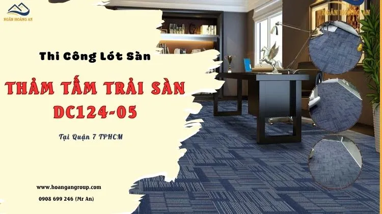 Thi Công Lót Sàn Tấm Thảm Trải Sàn DC124-05